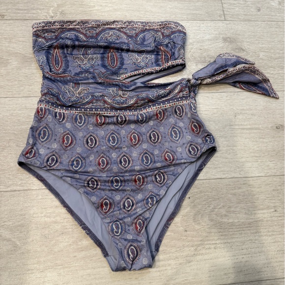 Vitali Scarf-Print One-Piece Swimsuit - Picture 1 of 6